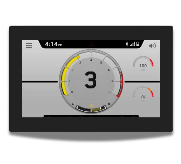 Overview of OpenViewTM S70 featuring edge-to-edge HMI displays for an immersive viewing experience