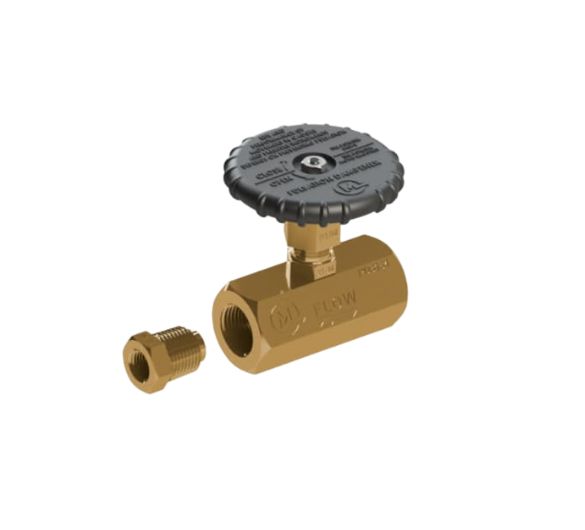 PD8100 pulsation dampener for stabilizing pressure gauge readings in compressors and piston pumps