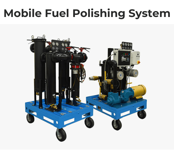  Mobile fuel polishing system from AXI International, providing portable solutions for fuel quality enhancement and maintenance
